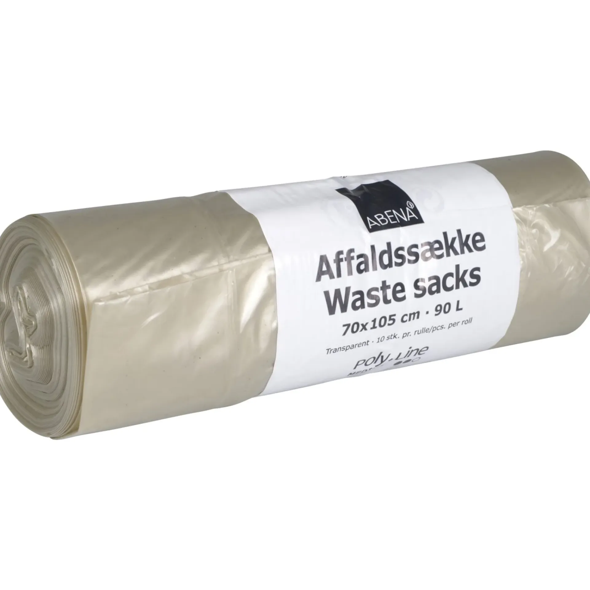 Abena Haveredskaber > AFFALDSÆK 90 L TRANSPARENT