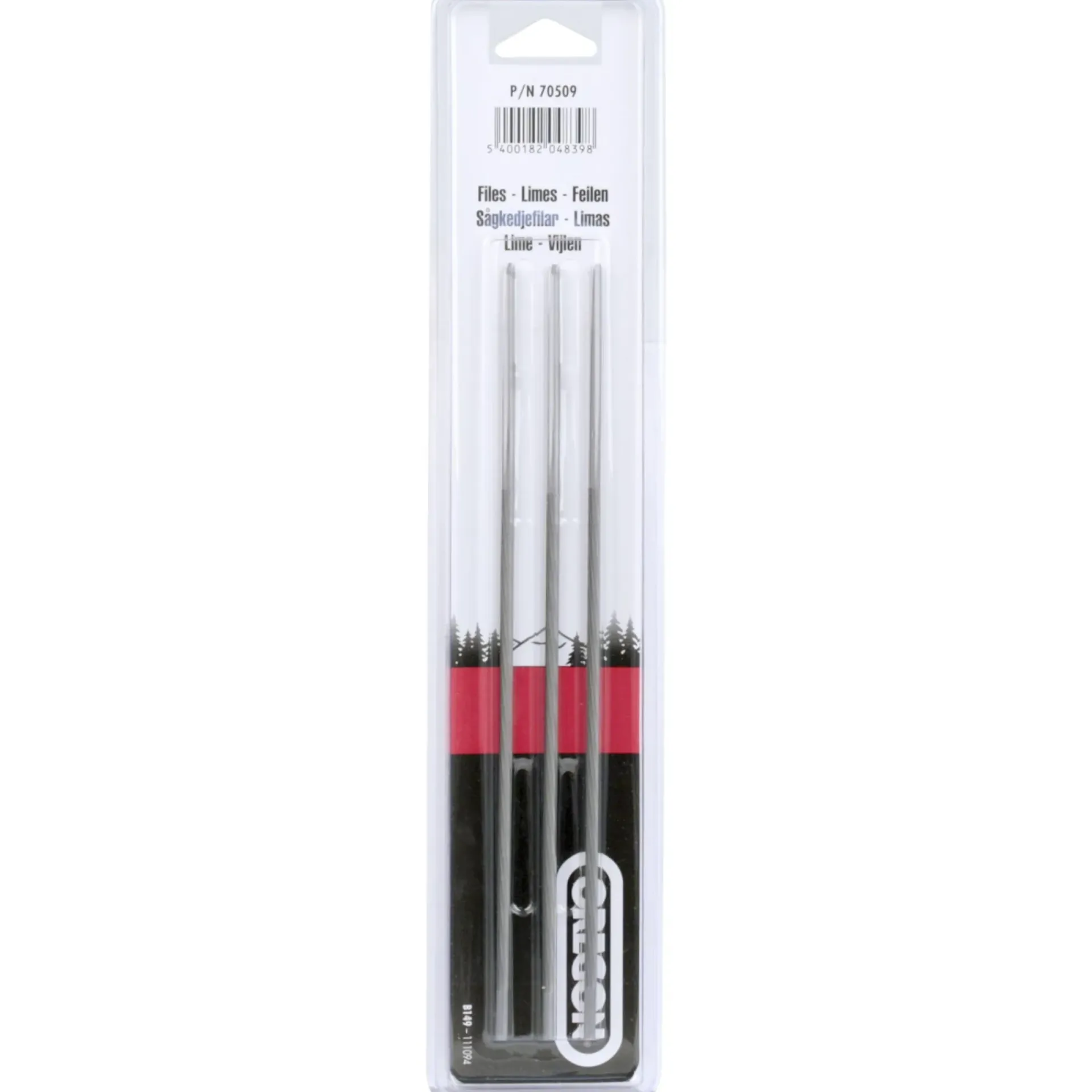 AL-KO Tilbehør Havemaskiner > OREGON T/KÆDESAV 4,0 MM (3 STK) RUNDFIL 3/8"