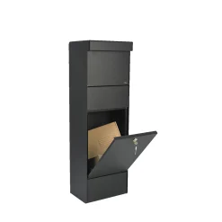 Allux Postkasser & Standere > GRUNDFORM PAKKEPOSTKASSE SORT