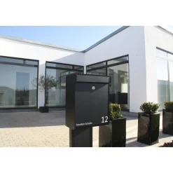 Allux Postkasser & Standere > GRUNDFORM POSTKASSE SORT