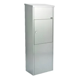 Allux Postkasser & Standere > 600 INKL. CYLINDERLÅS PAKKEPOSTKASSE GALVANISERET