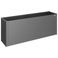 Biohort Højbede & Plantekasser > 2X0,5 HØJBED MØRKEGRÅ METALLIC 77 X 53 X 201 CM