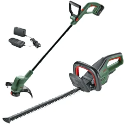 Bosch Græstrimmere > GRÆSTRIMMER/HÆKKEKLIPPER/BATTERISÆT