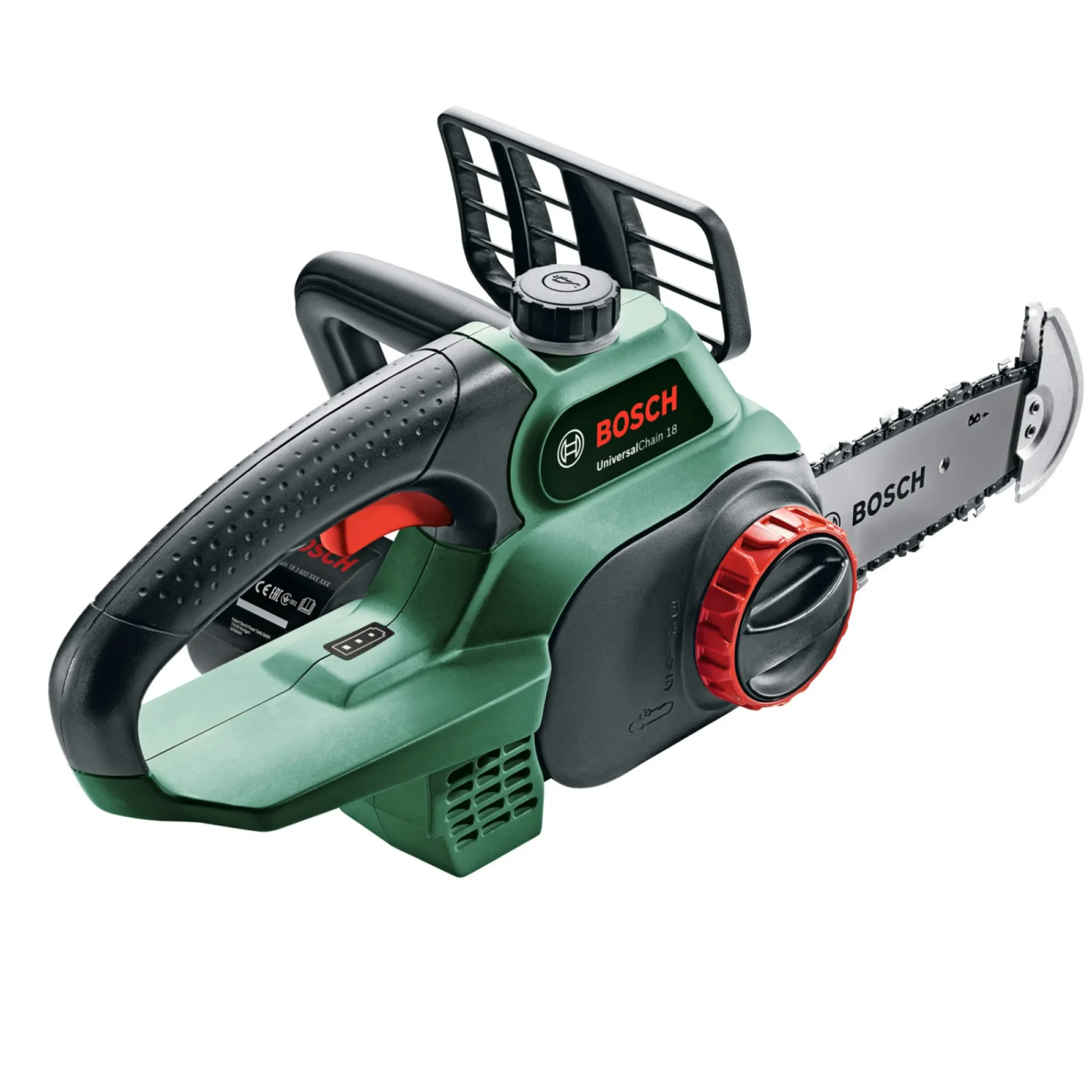 Bosch Motorsave > SOLO UNIV 200MM 18V KÆDESAV AKKU 20 CM UDEN BATTERI OG LADER