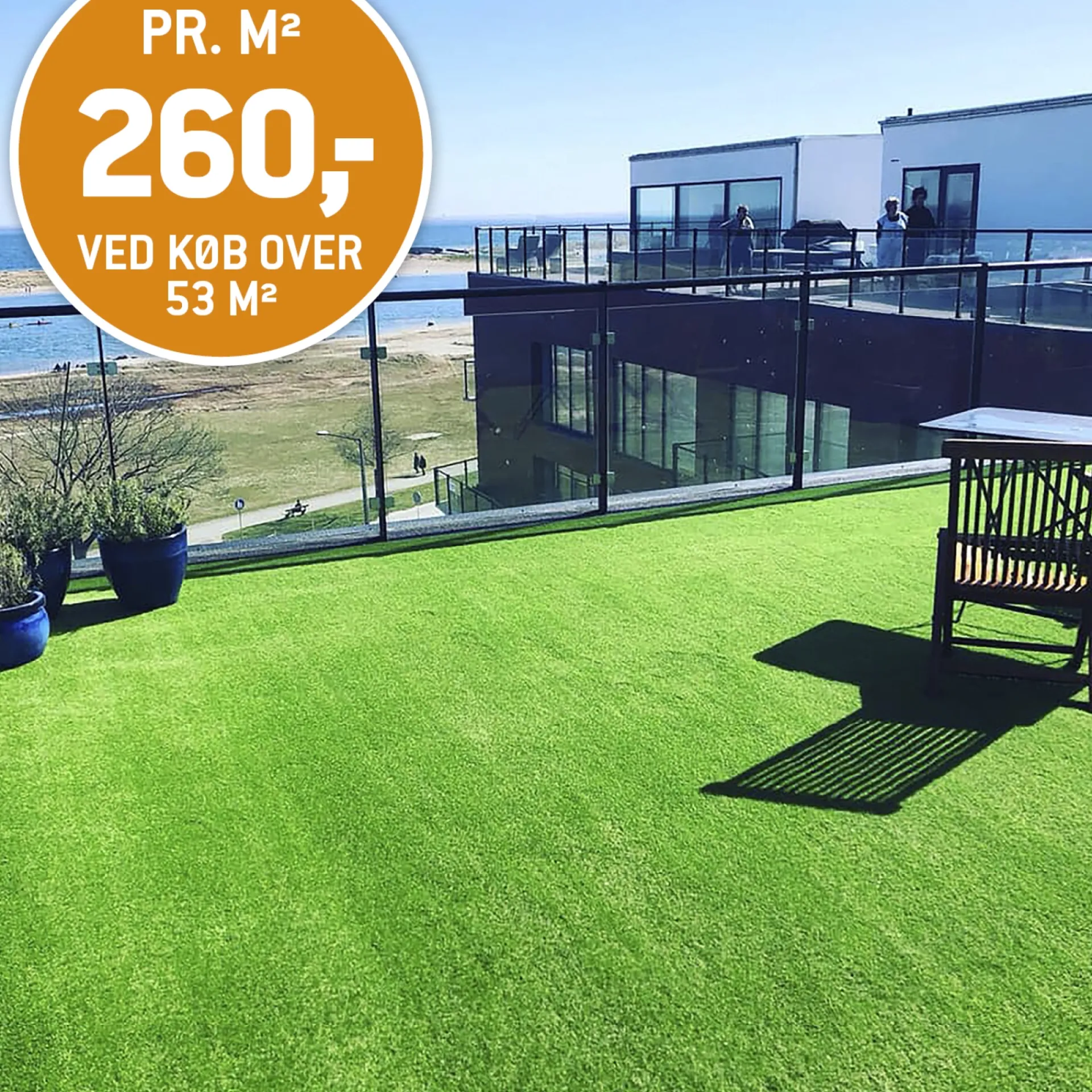 Citylawn Kunstgræs > KUNSTGRÆS 40 MM