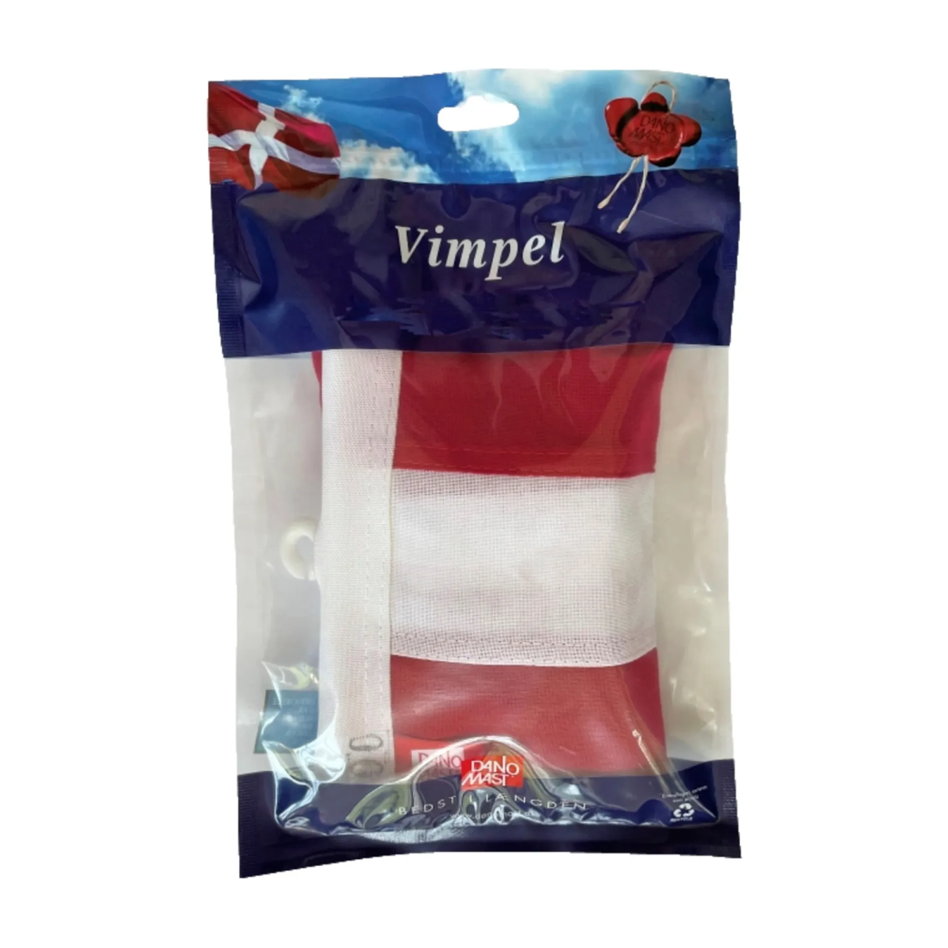 Dano mast Flag & Flagstænger > T/8 M DANNEBROGSVIMPEL 21 X 400 CM