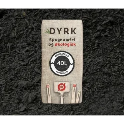 DYRK Jord > ØKOLOGISK OG SPAGNUMFRI KRUKKE- OG POTTEMULD 40 L