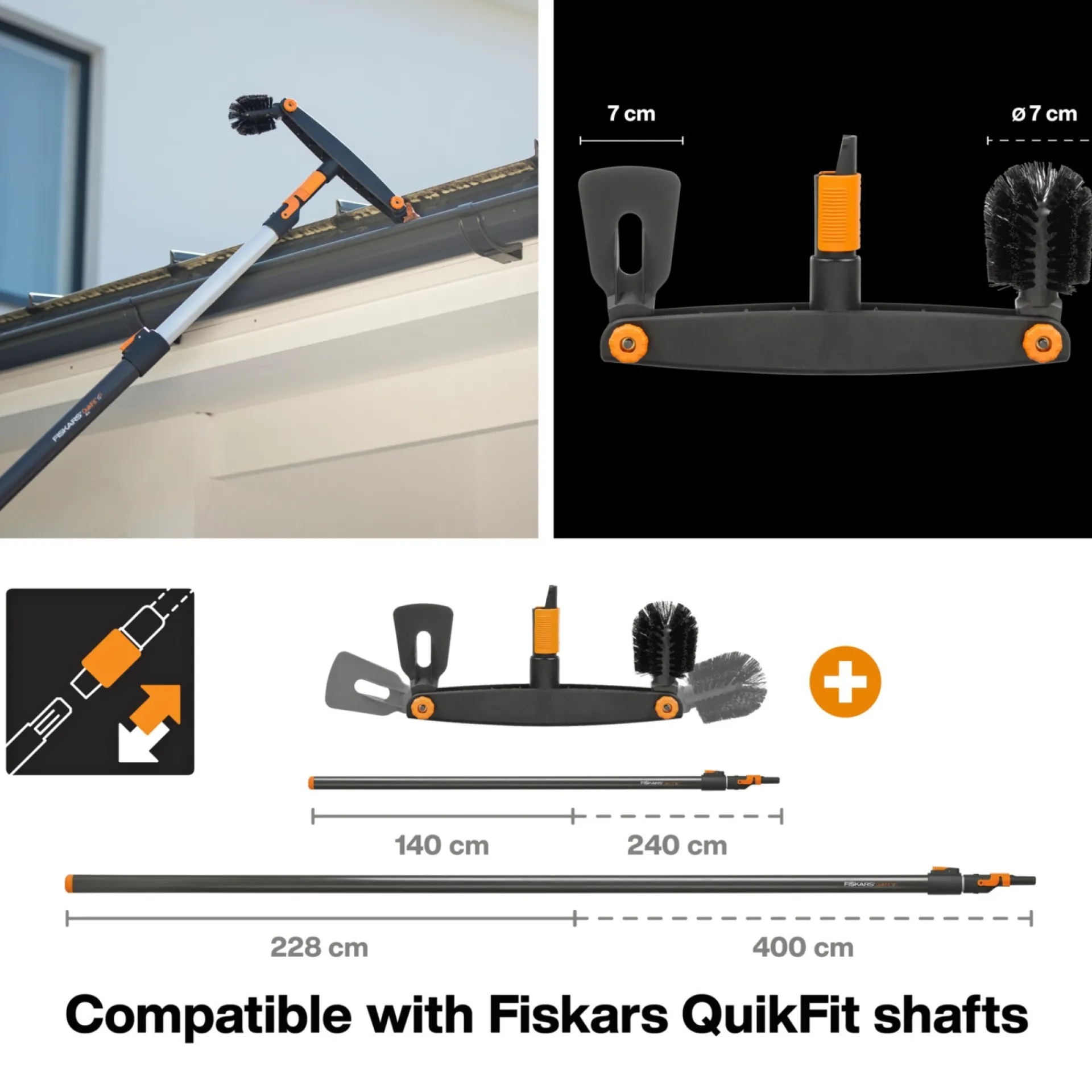 Fiskars Haveredskaber > QUIK-FIT TAGRENDERENSER