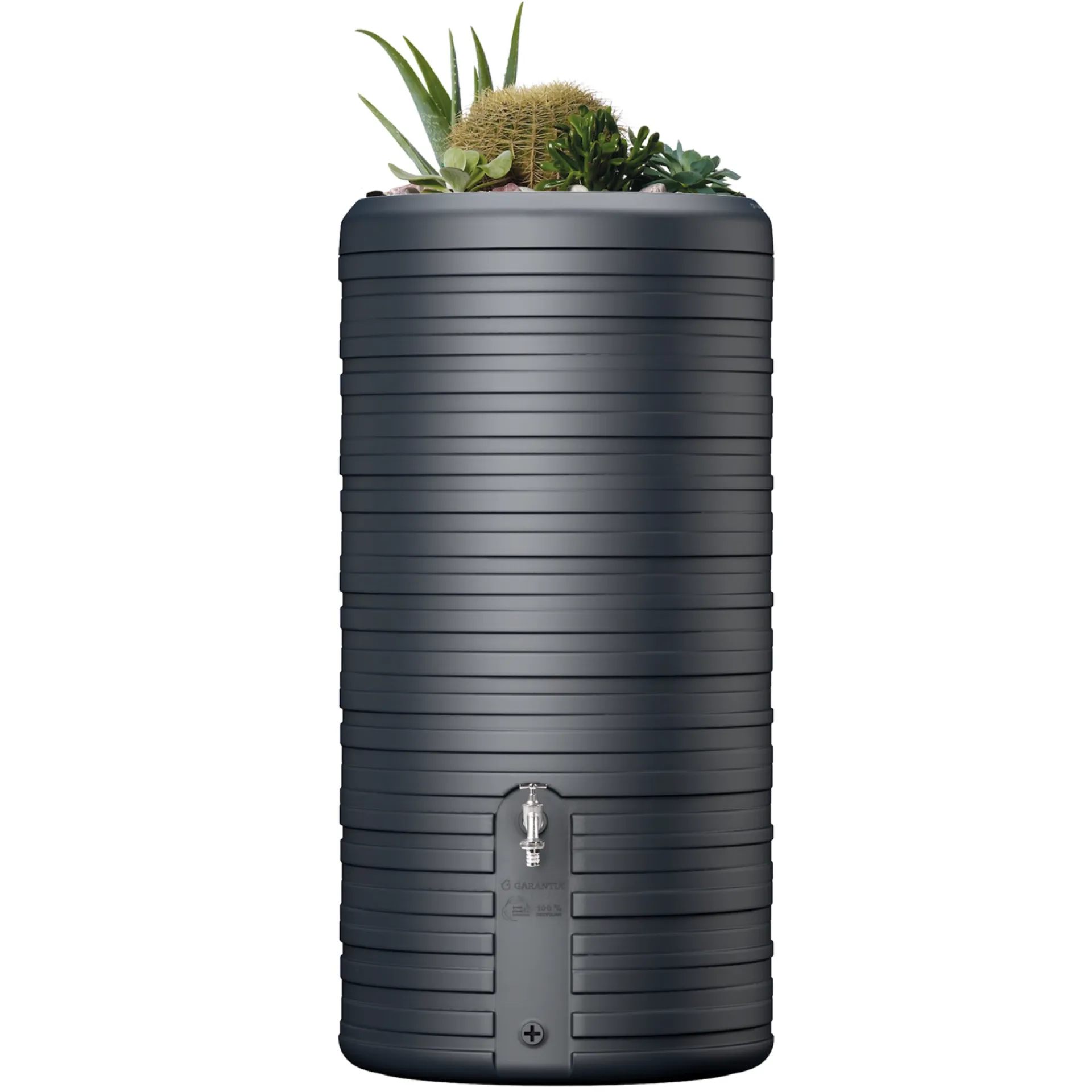 Garantia Regnvandstønder & Regnvandsbeholdere > REGNVANDSBEHOLDER 300L, H1,18 MTR. GRÅ