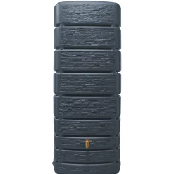 Garantia Regnvandstønder & Regnvandsbeholdere > SLIM STONE 500L REGNVANDSBEHOLDER 750X1840X510 MM MØRKEGRÅ