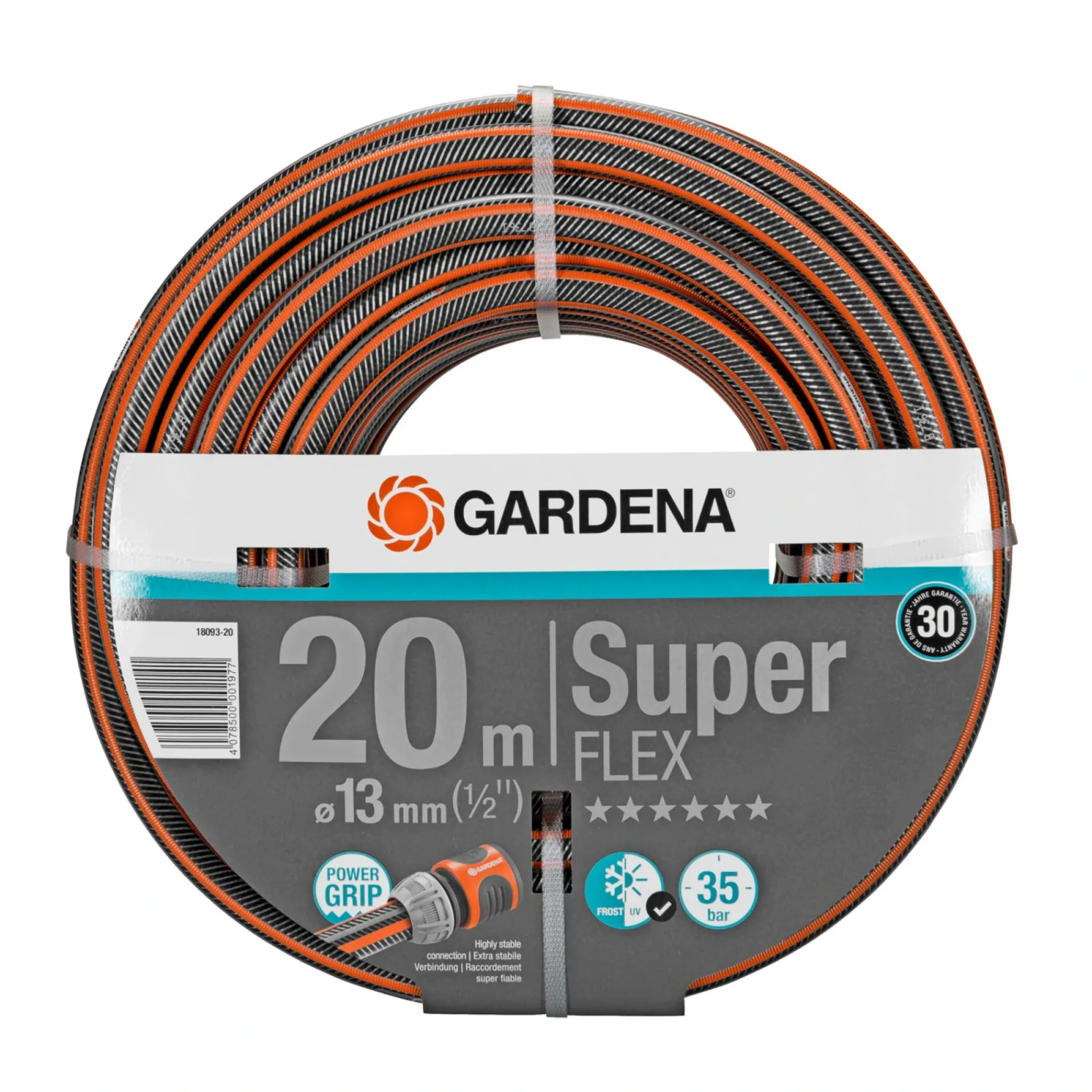 Gardena Vandingsartikler > PREMIUM SUPERFLEX SLANGE 20 M