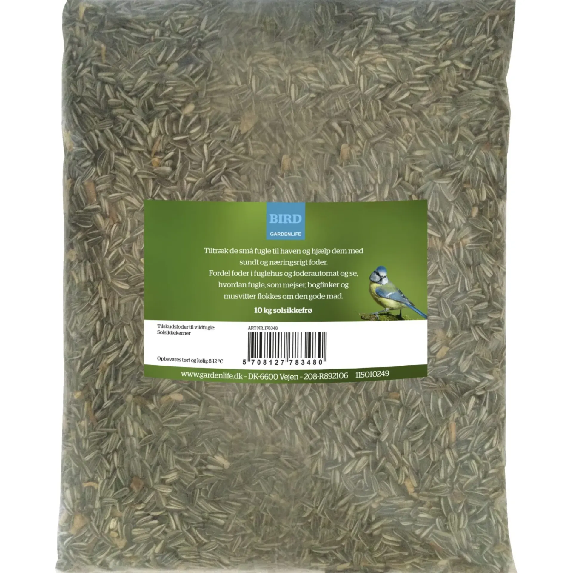 Garden Life Fuglefoder > SOLSIKKEFRØ 10 KG