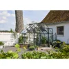 Halls Drivhuse > QUBE+ 88 DRIVHUS 3 MM HÆRDET GLAS HELE BANER SORT 6,6 M2