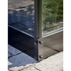 Dame Halls Drivhusfundamenter > QUBE 816 SOKKEL SORT 13 M²