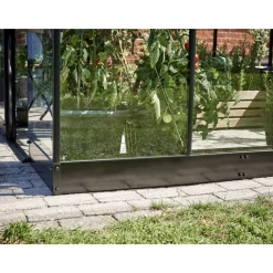 Dame Halls Drivhusfundamenter > QUBE 66 STÅLFUNDAMENT SORT 3,9 M2