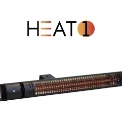Heat1 Terrassevarmere > 212-320 TERRASSEVARMER SORT 660/2000 W