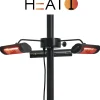 Heat1 Terrassevarmere > 212-350 TERRASSEVARMER SORT 670 W X 3