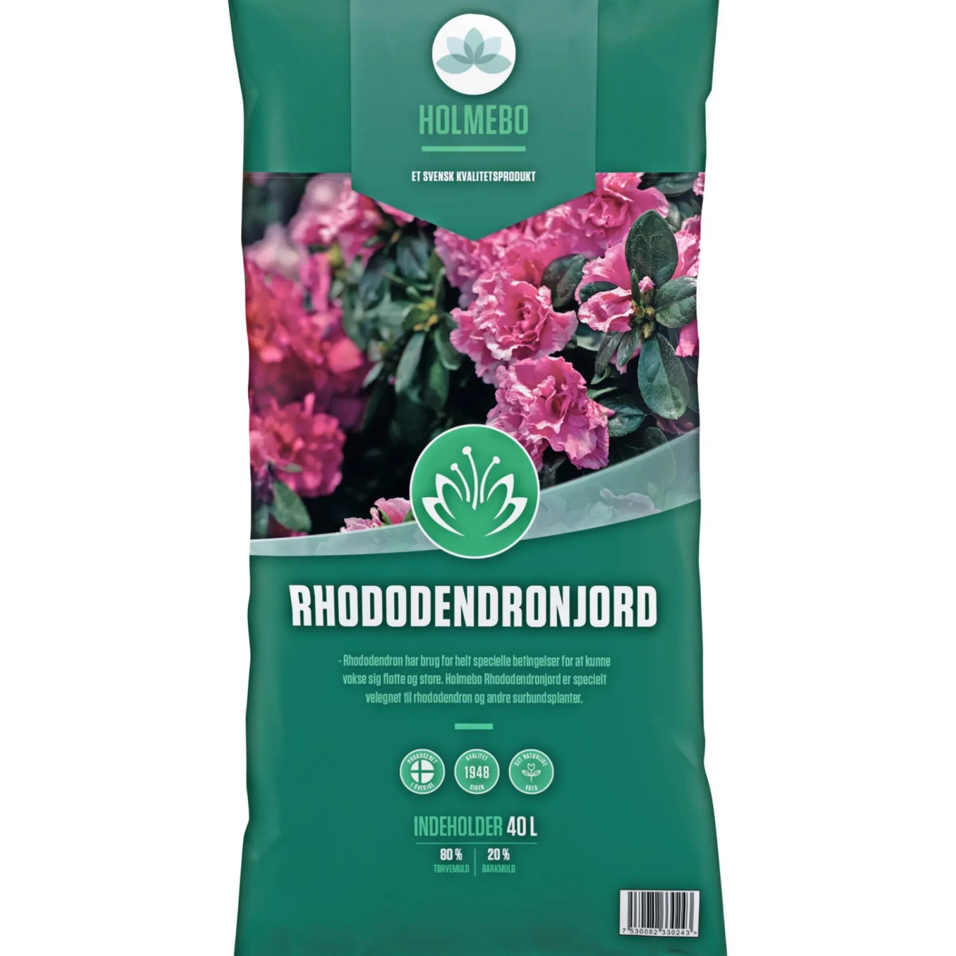 HOLMEBO Jord > 60 POSER Á 40 LTR RHODODENDRON JORD 2400 L