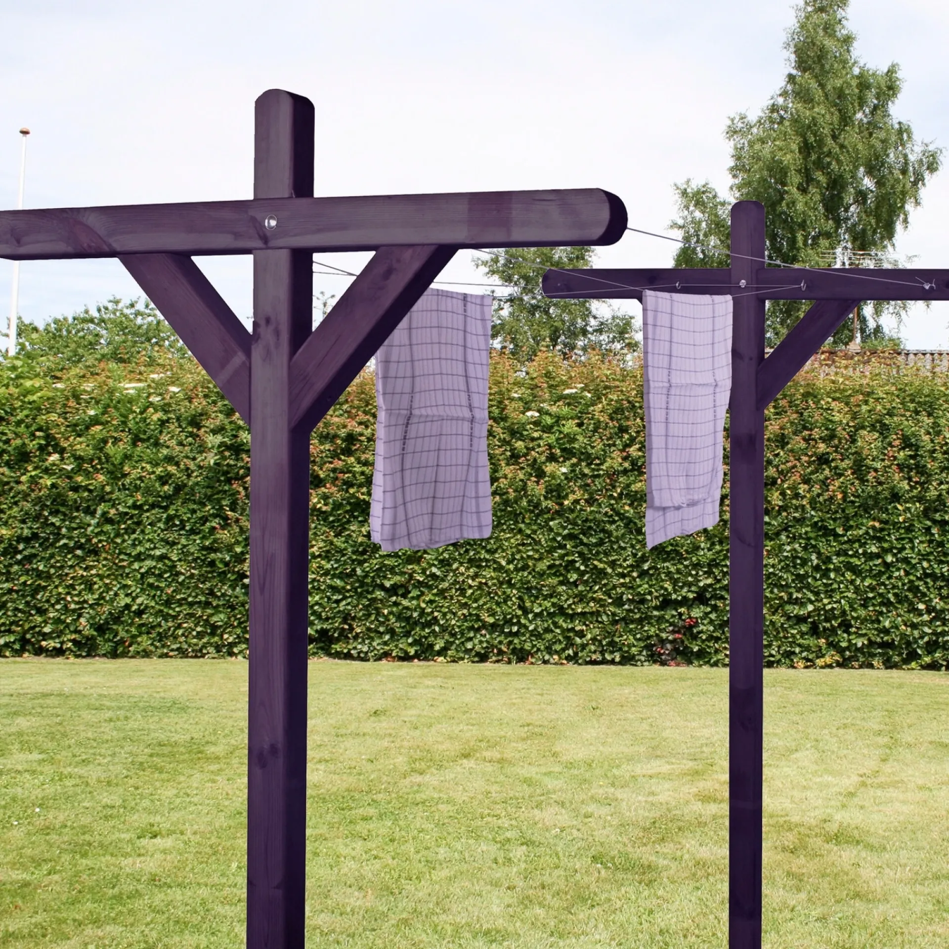 Hortus Tørrestativer > 801-012PC TØRRESTATIV SORT TRÆ