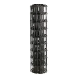 Hortus Trådhegn & Volierenet > PVC FRI TRÅDHEGN SORT PLASTBELAGT 0.60 X 20 M