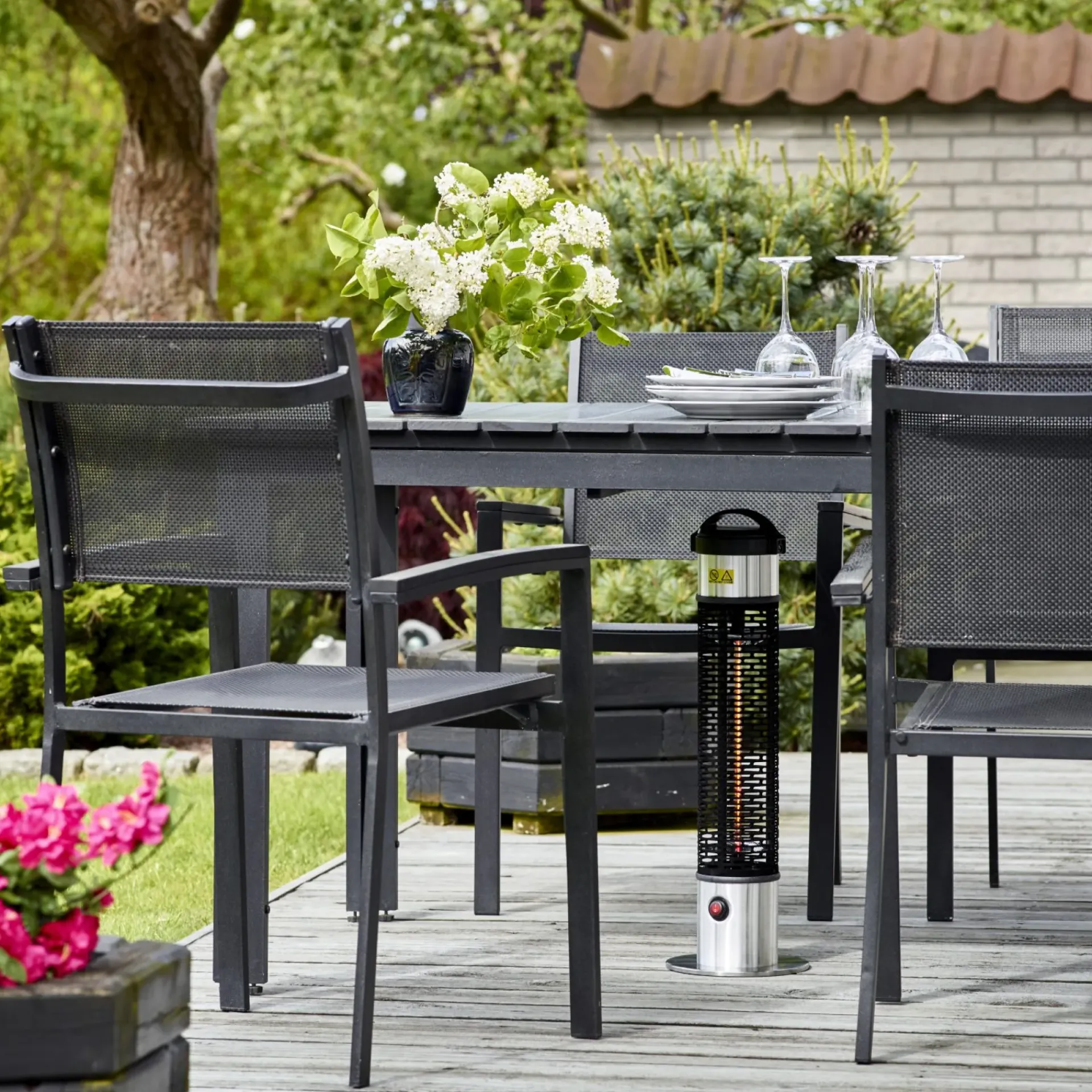 Hortus Terrassevarmere > 211-370 TERRASSEVARMER SØLV 1200 W