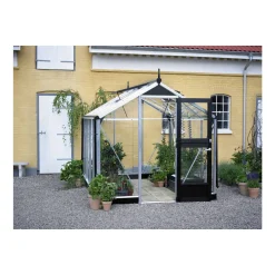 Juliana Drivhuse > COMPACT EKSKL. SOKKEL DRIVHUS 10 MM POLY ALUMINIUM 5 M²