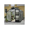 Juliana Drivhuse > COMPACT EKSKL. SOKKEL DRIVHUS 10 MM POLY ANTRACIT 6,6 M2