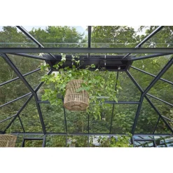 Juliana Orangerier > GRAND OASE DRIVHUS 3 MM HÆRDET GLAS HELE BANER ANTRACIT 25,6 M2