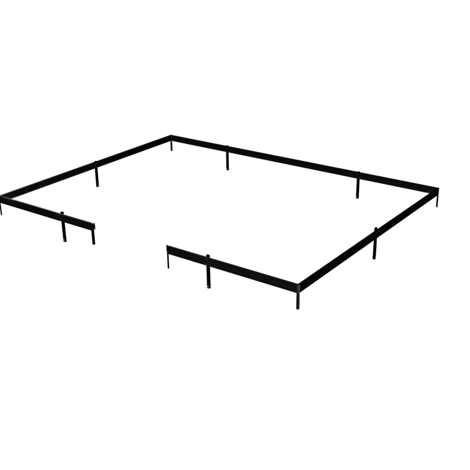 Dame Juliana Drivhusfundamenter > GRAND OASE 25,6 GRAND OASE SOKKEL SORT 25,6 M2