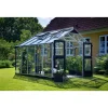 Juliana Drivhuse > PREMIUM DRIVHUS 3 MM HÆRDET GLAS HELE BANER ALUMINIUM 10,9 M2