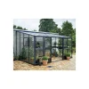 Juliana Vægdrivhuse > VERANDA VÆGDRIVHUS 3MM H. GLAS HELE BANER,10MM POLYTAG ANTRACIT 12,9 M2