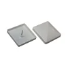 Kokille Stolper & Pæle > CAP 76 STOLPEHAT ALUMINIUM HVID 76 X 76 MM