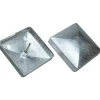 Kokille Stolper & Pæle > CAP 76 STOLPEHAT ALUMINIUM GRÅ 76 X 76 MM