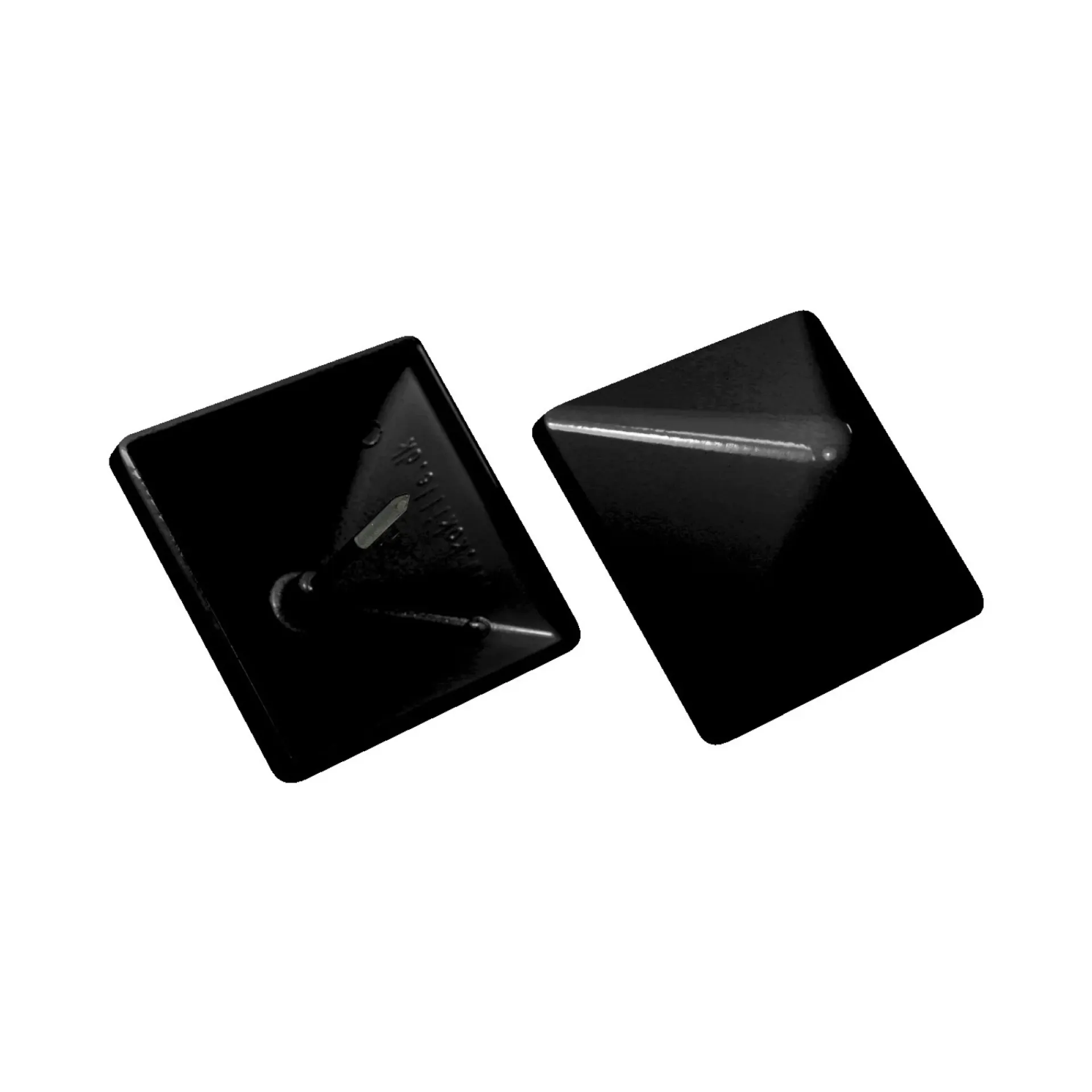 Kokille Stolper & Pæle > PYRA 104 STOLPEHAT ALUMINIUM SORT 104 X 104 MM