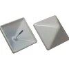 Kokille Stolper & Pæle > PYRA 94 STOLPEHAT ALUMINIUM HVID 94 X 94 MM