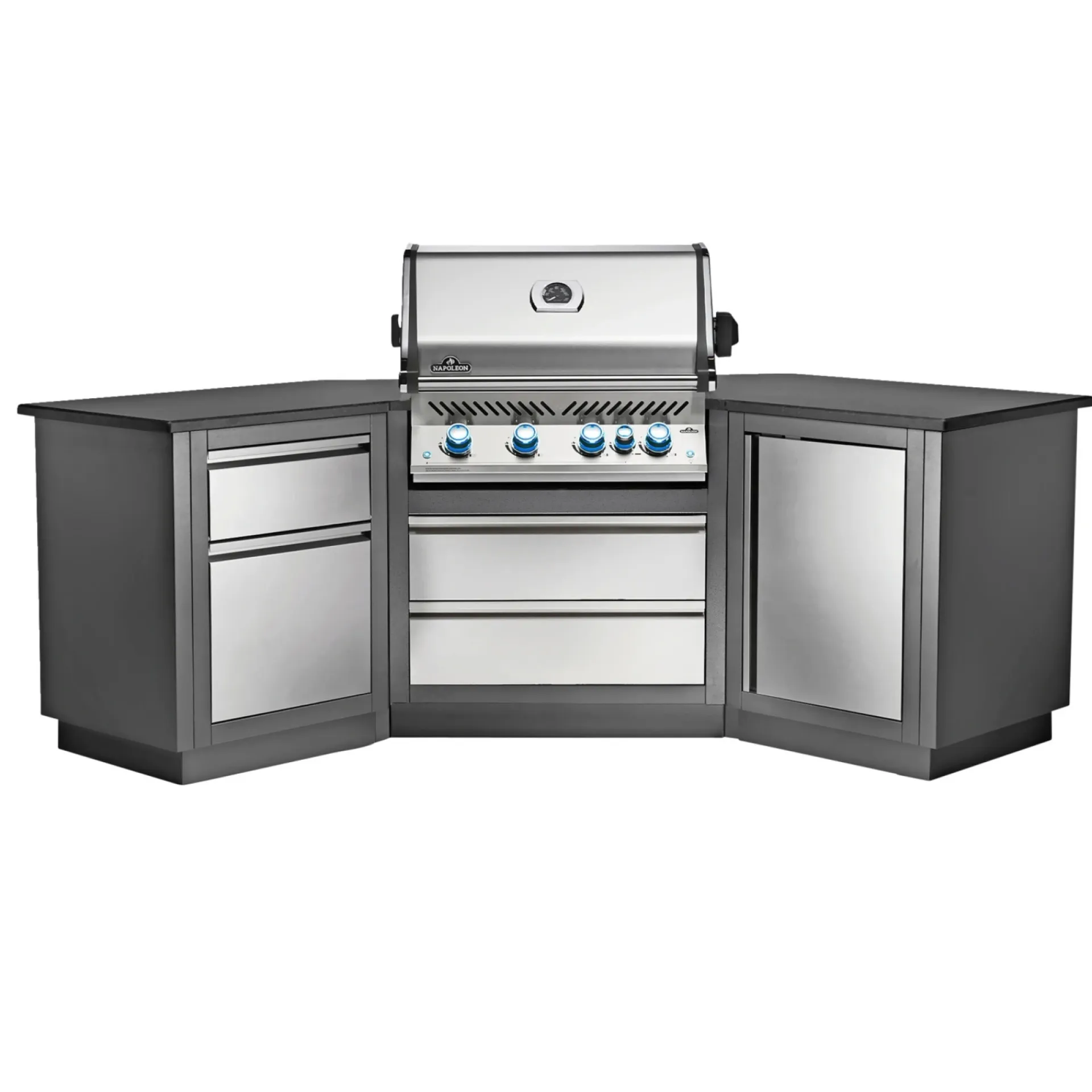 Napoleon Gasgrill > PRESTIGE PRO 500 INDBYGNING INDBYGNINGSGRILL RUSTFRIT STÅL