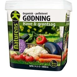 NATURENS Gødning & Kalk > GRØNTSAGSGØDNING 5 L