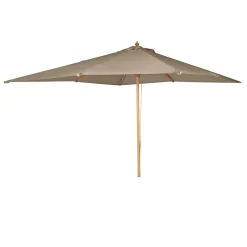 Outrium Parasoller & Markiser > ELBA PARASOL SAND/GRÅ 3X3 M