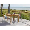 Outrium Havemøbelsæt > GILI/CATANIA MED 4 STOLE HAVEMØBELSÆT TEAK/GRÅBEIGE