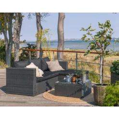 Outrium Lounge Havemøbler > JAMAICA SOFASÆT SORT