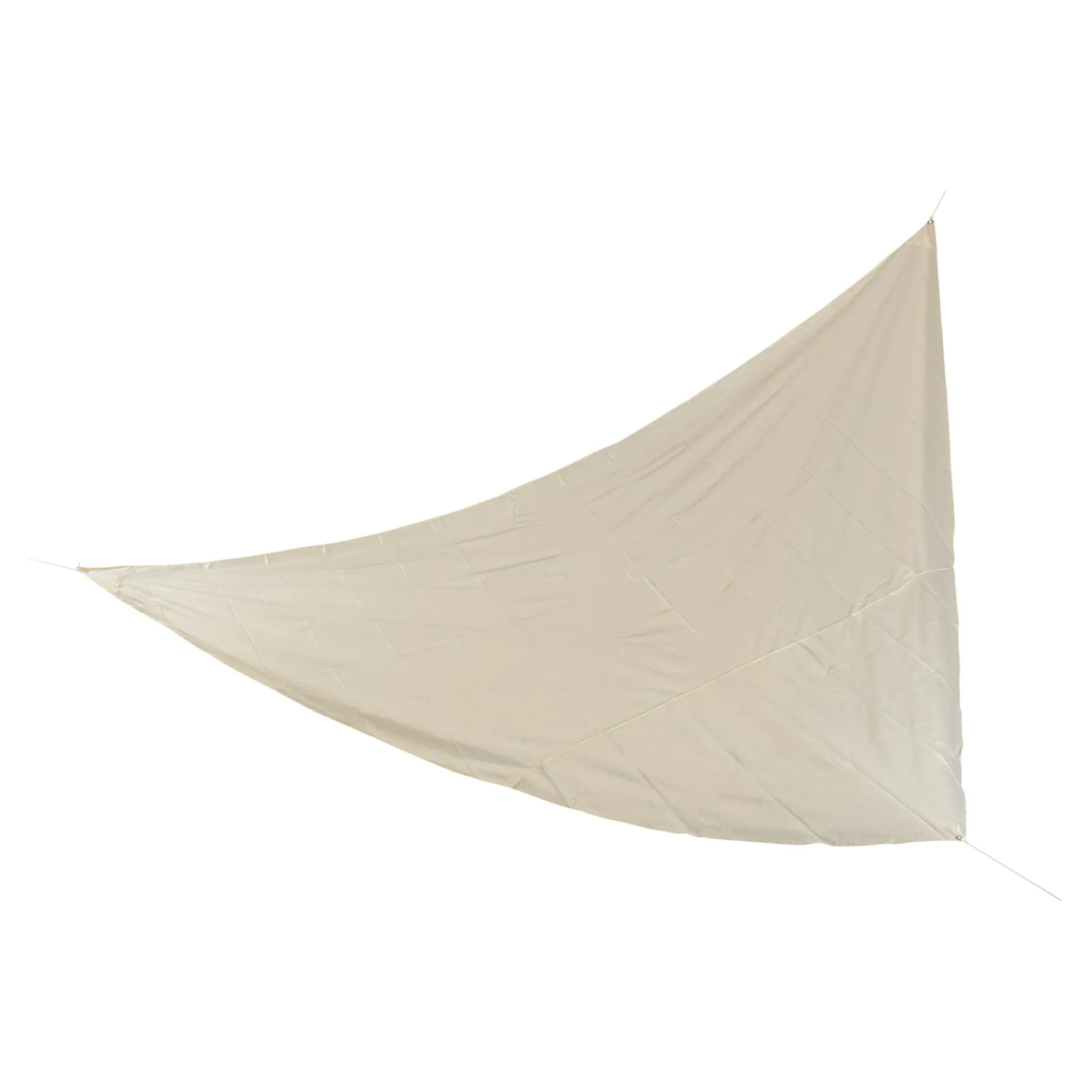 Outrium Parasoller & Markiser > LARISA TREKANTET SOLSEJL ELFENBEN 3,6X3,6X3,6 M
