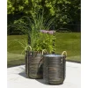 Outrium Havekrukker > MAISON FLETKRUKKE POLYRATTAN BRUN/SORT H50 X Ø45 CM