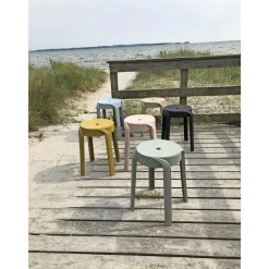 Outrium Havestole > PAROS SKAMMEL LYS BLÅ