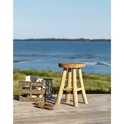 Outrium Tilbehør Havemøbler > SKAMMEL NATUR TEAK