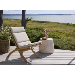 Outrium Lounge Havemøbler > SYROS FOLDEBAR LOUNGESTOL TEAK