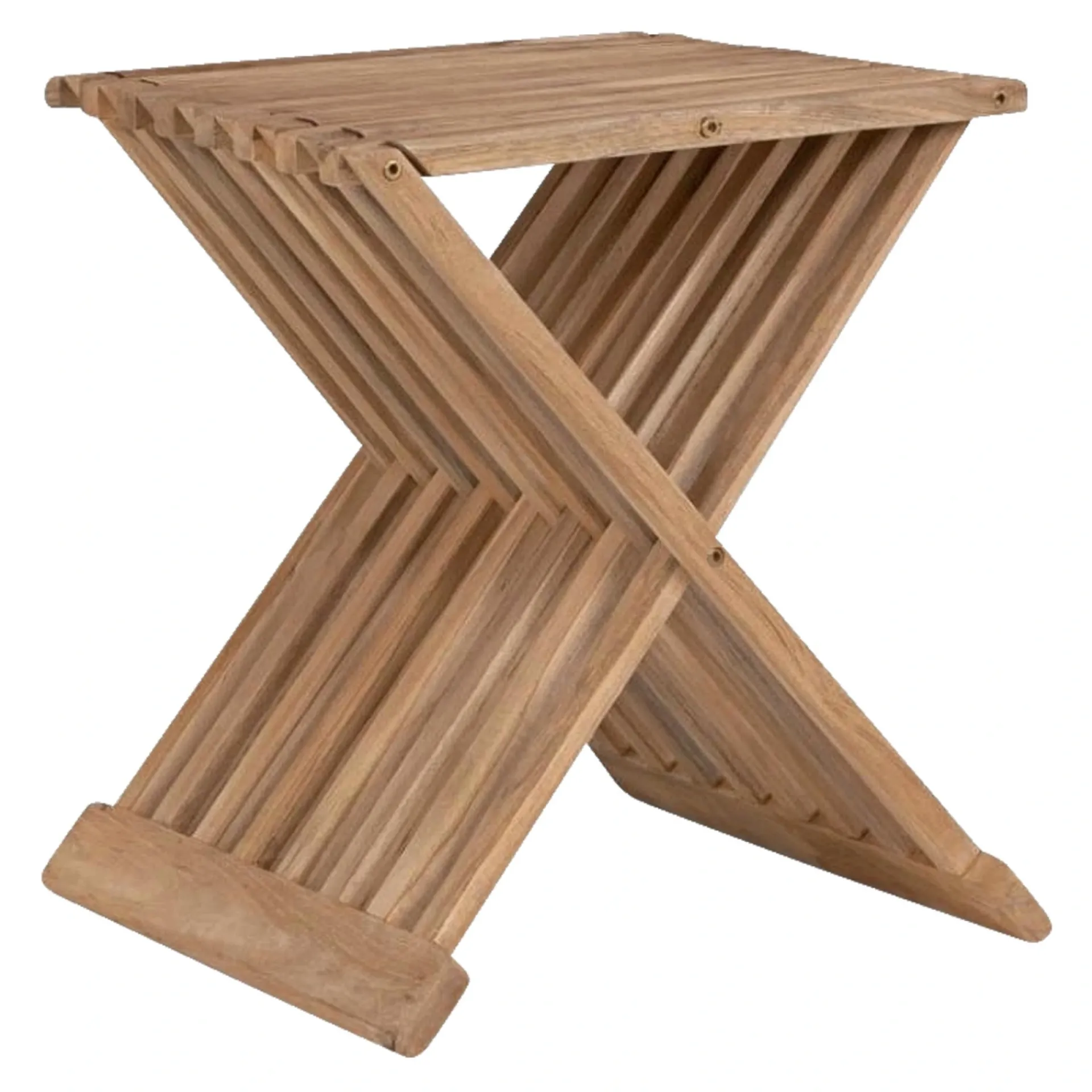 Outrium Havestole > SYROS FOLDEBAR SKAMMEL TEAK