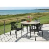 Outrium Havemøbelsæt > TAVIRA/MURCIA BORD + 4 STOLE HAVEMØBELSÆT NATUR/SORT