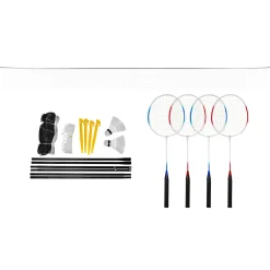 Play>it Havespil > BADMINTONSÆT - 4 SPILLERE HAVESPIL