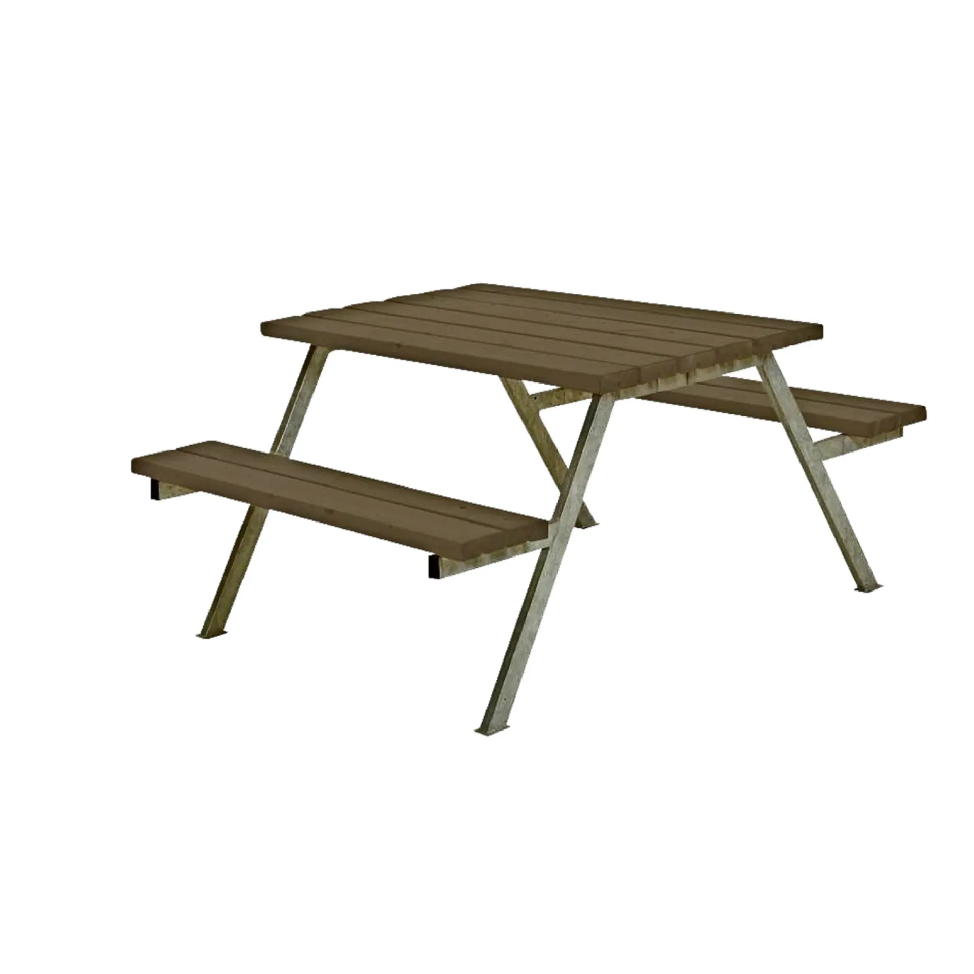 Plus Bord- & Bænkesæt > ALPHA BORDBÆNKESÆT GRÅBRUN