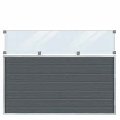 Plus Komposithegn > ARTURA HEGNSFAG SKIFERGRÅ 180 X 135 CM